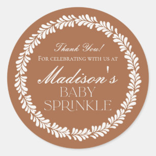 Sticker Rond Clay Talavera Carrelage espagnol Fiesta Baby Sprin