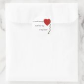 Sticker Rond clé de mon coeur (Sac)