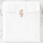 Sticker Rond clef de jolis (Sac)