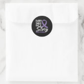 Sticker Rond Cleft Strong Cleft Warrior Cleft Craniofacial Awar (Sac)