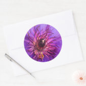STICKER ROND CLEMATIS (Enveloppe)