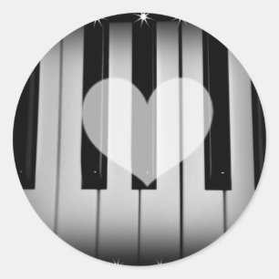Sticker Rond Clés d'amour_