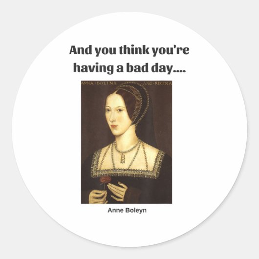 Sticker Rond Clever Creations Blue Uni-adults Modern Round Coll (Devant)