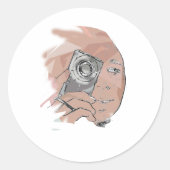 Sticker Rond clic (Devant)