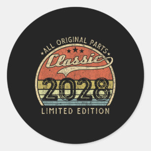 Sticker Rond Clic 2028 Limited Edition Vintage Fabriqué En 2028