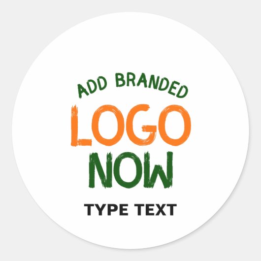 STICKER ROND CLIENT SIMPLE CONTEMPORAIN PROPRE BLANC MODE (Devant)