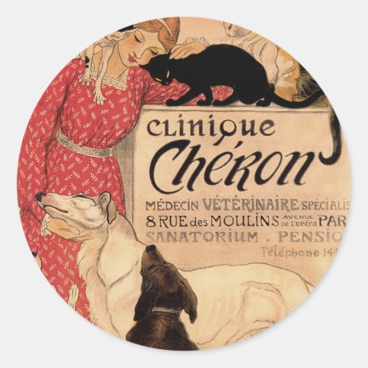 Sticker Rond Clinique Cheron (Devant)