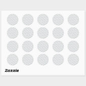Sticker Rond Cliquez sur Personnaliser pour modifier Gris en co (Feuille)