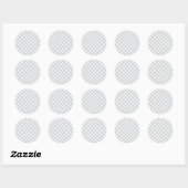 Sticker Rond Cliquez sur Personnaliser pour modifier Gris en co (Feuille)