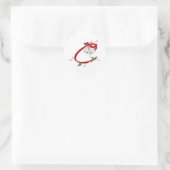 Sticker Rond Cloches en argent C (Sac)