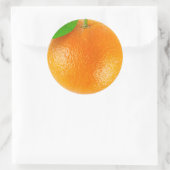 Sticker Rond Closeup orange (Sac)