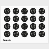 Sticker Rond Clôture (Feuille)