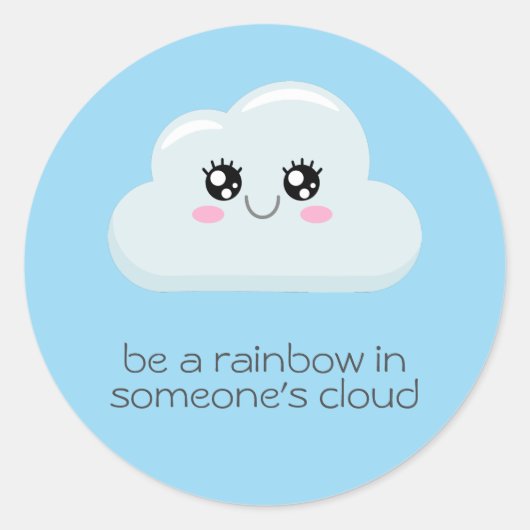 Sticker Rond Cloud (Devant)