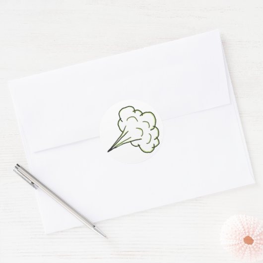 Sticker Rond Cloud Fart (Enveloppe)