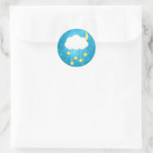 Sticker Rond Cloud Mobile (Sac)