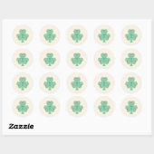 Sticker Rond Clover (Feuille)