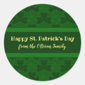 Sticker Rond Clover Scribblprint (Devant)