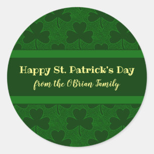 Sticker Rond Clover Scribblprint
