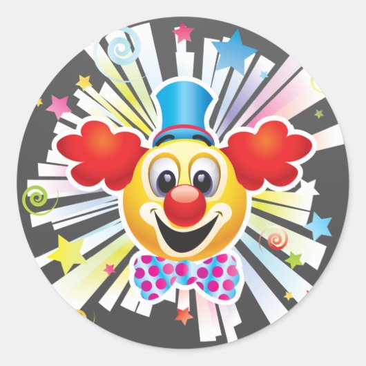 Sticker Rond Clown (Devant)