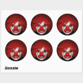 Sticker Rond Clown (Feuille)