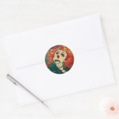 STICKER ROND CLOWN (Enveloppe)