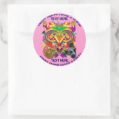 Sticker Rond Clown Party Event View large Please View Notes (Sac)