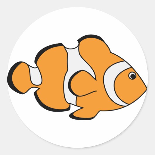 Sticker Rond Clownfish (Devant)