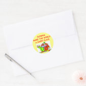 Sticker Rond clowns (Enveloppe)