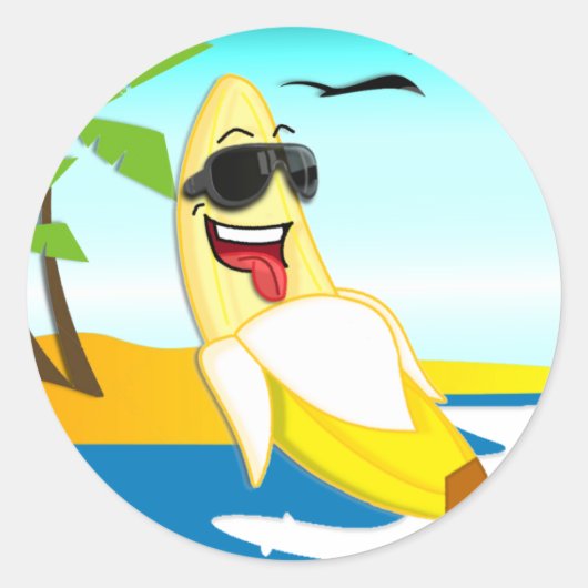 Sticker Rond Club Bananas - Marchandises officielles (Devant)