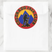 Sticker Rond Club Colorado 14er (Sac)