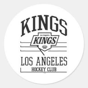 Sticker Rond Club de hockey Los Angeles Kings Gris Officielleme