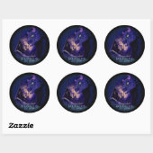 Sticker Rond Club de lecture Dragon light (Feuille)