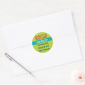Sticker Rond Club de livres - Code Word (Enveloppe)