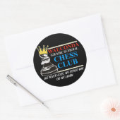 Sticker Rond Club d'échecs SWAG (Enveloppe)