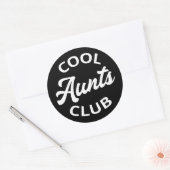 Sticker Rond Club des Aunts cool I (Enveloppe)