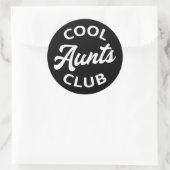 Sticker Rond Club des Aunts cool I (Sac)