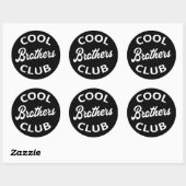 Sticker Rond Club des Frères cool I (Feuille)
