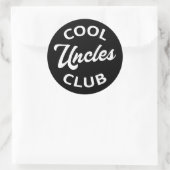 Sticker Rond Club des oncles cool I (Sac)
