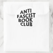 Sticker Rond Club du livre anti-fasciste (Sac)