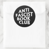 Sticker Rond Club du livre anti-fasciste (Sac)