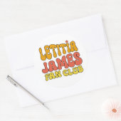 Sticker Rond Club Letitia James Fan (Enveloppe)