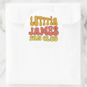 Sticker Rond Club Letitia James Fan (Sac)