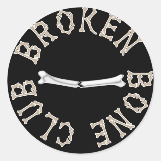 STICKER ROND CLUB OONE BRISÉ (Devant)