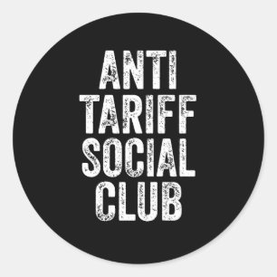 Sticker Rond Club social anti-tarifs
