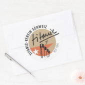 Sticker Rond Club Titanic Suisse (Enveloppe)