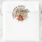 Sticker Rond Club Titanic Suisse (Sac)