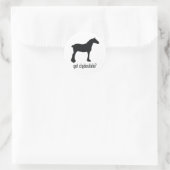 Sticker Rond Clydesdale (Sac)