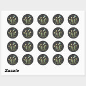 Sticker Rond Clytia noliformis (Feuille)