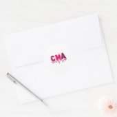 Sticker Rond Cma Medical Istant Valentines Day Nursing Valen  (Enveloppe)