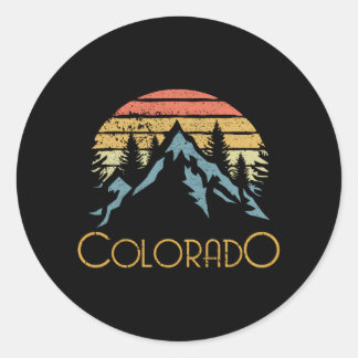 Sticker Rond Co Colorado Mountains Outdoor Adventure